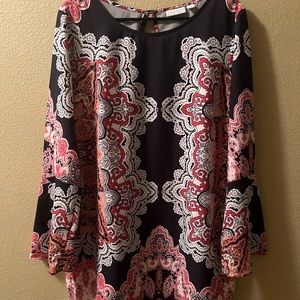 New York and Company Boho Style Dress Plus